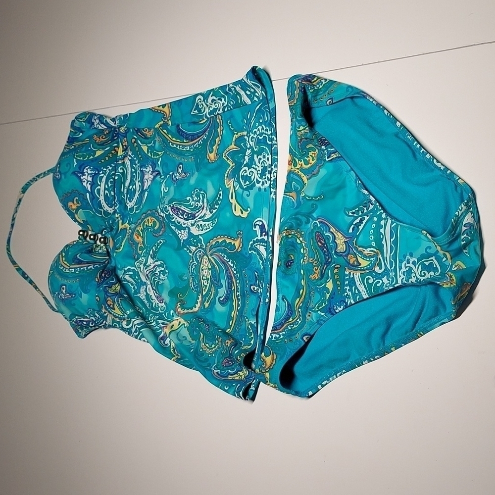 Lauren Ralph Lauren 2 Piece Bathing Suit Size 8
